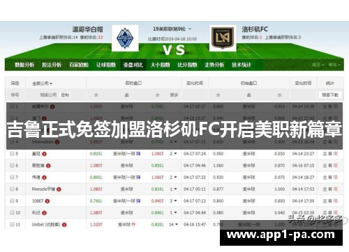 吉鲁正式免签加盟洛杉矶FC开启美职新篇章 吉鲁正式免签加盟洛杉矶FC开启美职新篇章